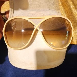 *Sold*TOM FORD TF 184 25G VICKY IVORY GRADIENT AUTHENTIC FRAMES SUNGLASSES 65-10